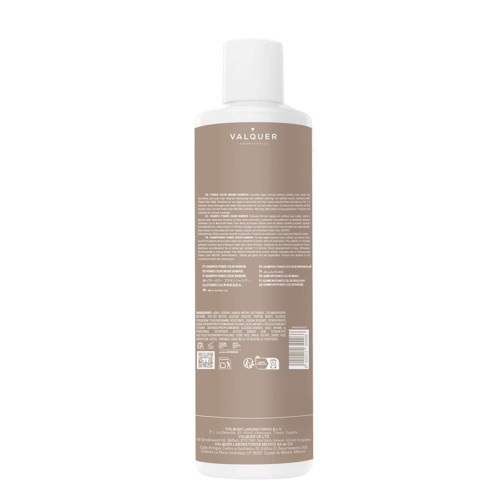 Champú Color Castaño - Power Color - 400 ml