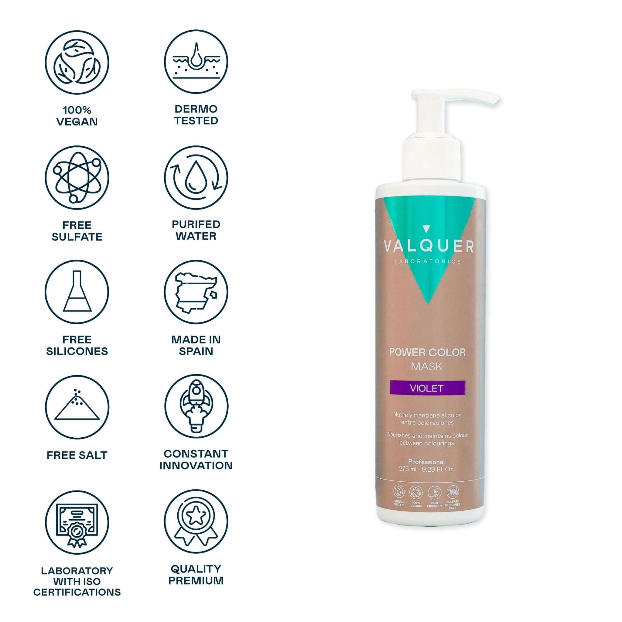 Mascarilla Color Violeta – Power Color – 275 ml