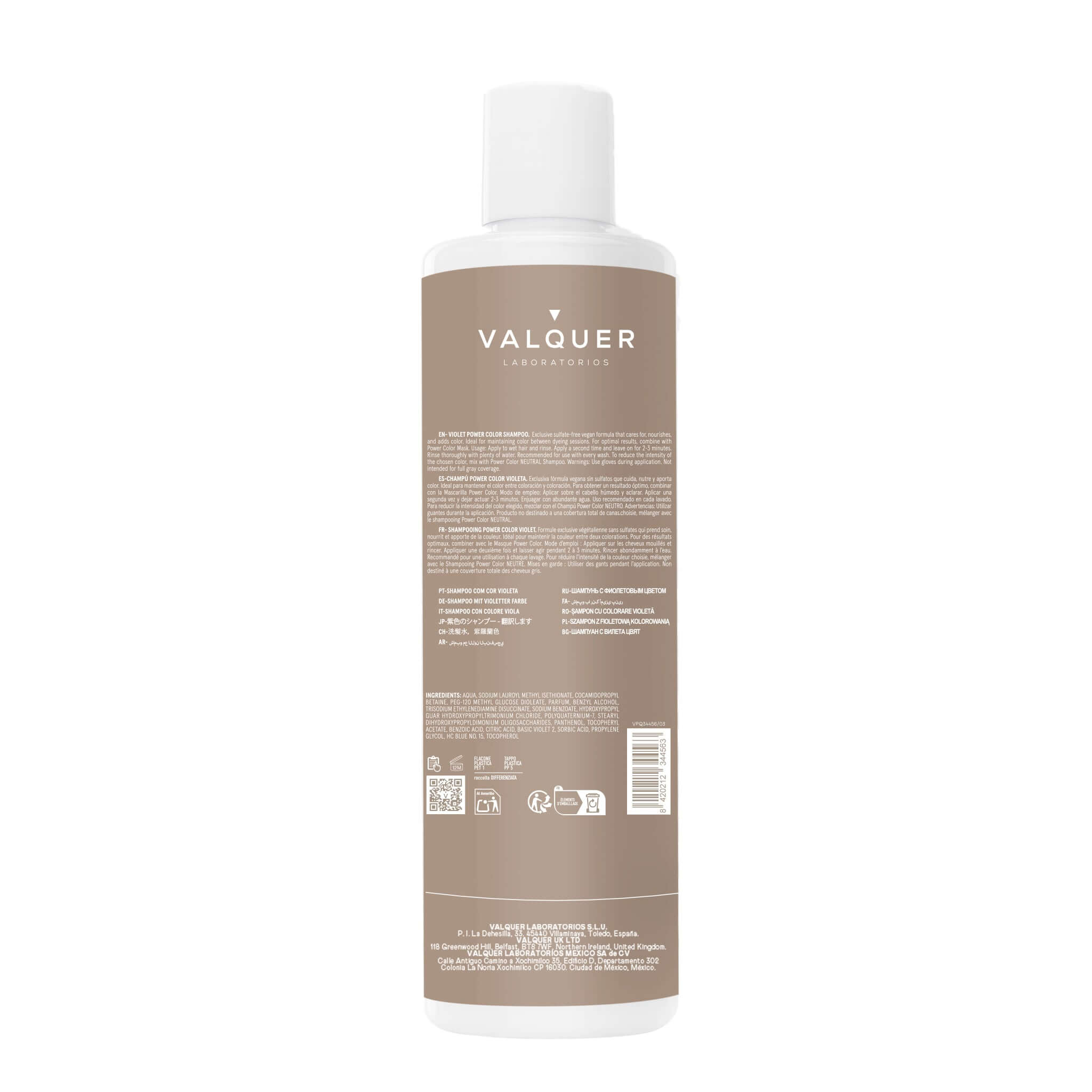 Champú color Violeta - Power Color - 400 ml