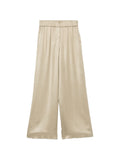 Peserico Elasticated Waist Trousers — Beige