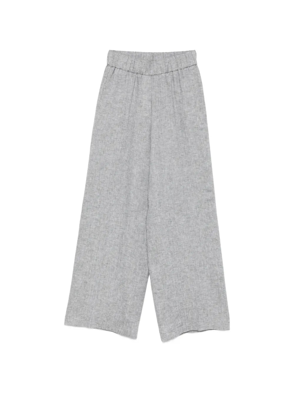 Peserico Elasticated-Waistband Trousers — Grey