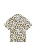Golden Goose Floral-Print Shirt — Olive