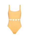 Eres Cutout Swimsuit — Yellow