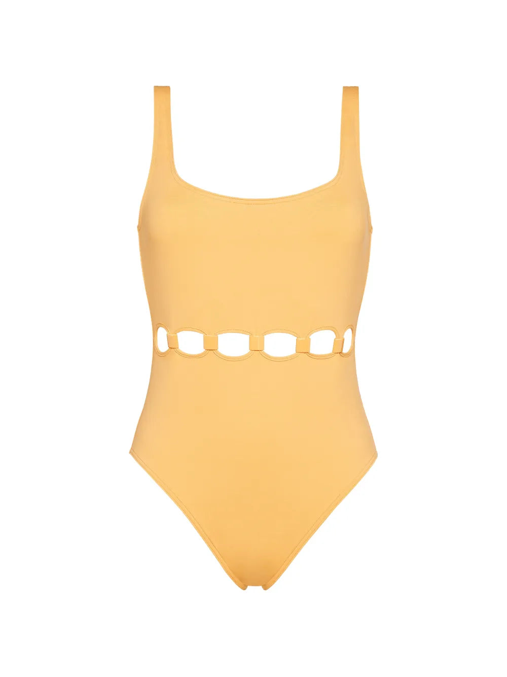 Eres Cutout Swimsuit — Yellow