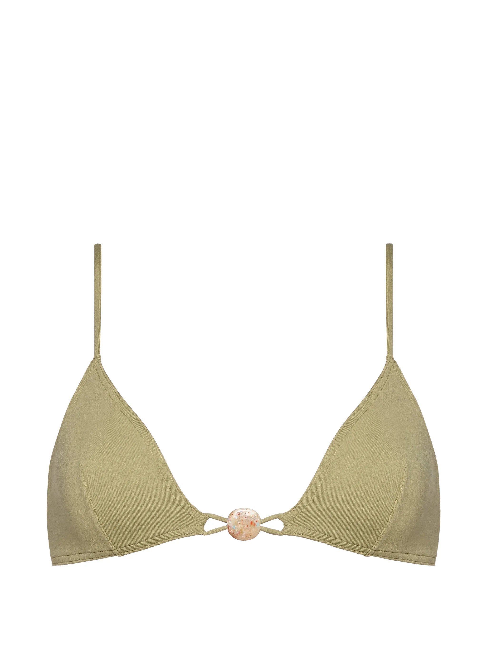 Eres Alva Bikini Top — Green