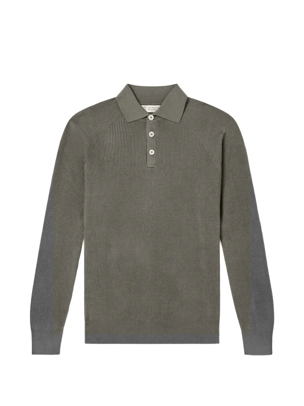 Brunello Cucinelli English Polo Shirt — Khaki