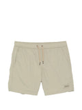 Herno Drawstring Fastening Swim Shorts — Beige