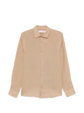 Orlebar Brown Linen Shirt — Beige
