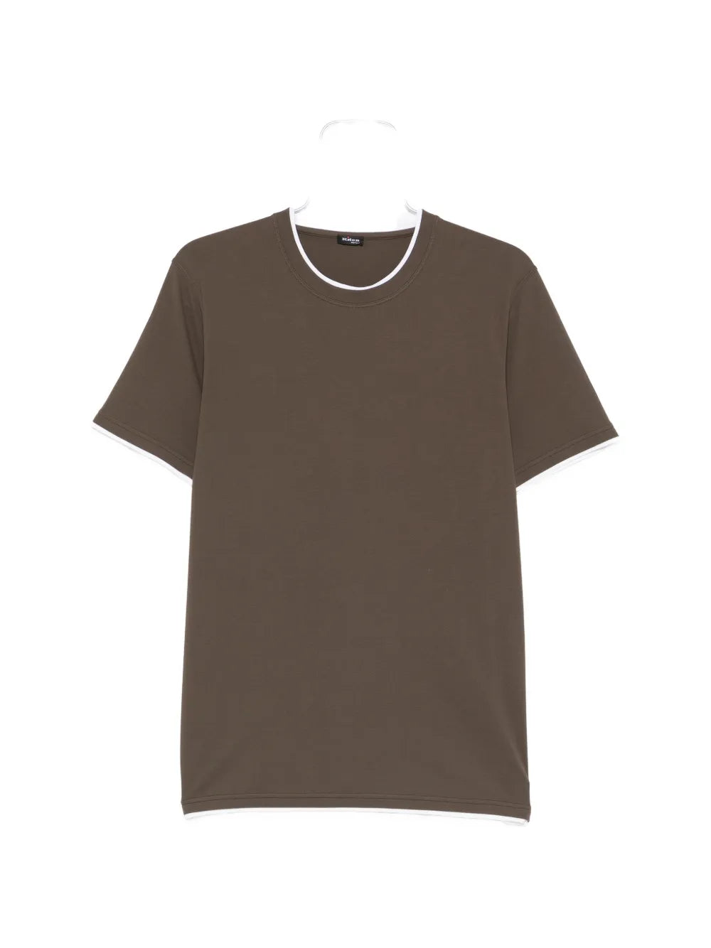 Kiton Crew-Neck T-Shirt — Brown
