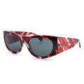 Celine Tortoiseshell Frame Sunglasses — Red