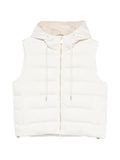 Eleventy Quilted Gilet — White