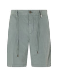 Myths Elasticated Drawstring Shorts — sage green