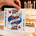 Personalizada Poker Corona Gafas de Sol Cerveza Tarjeta de Felicitación con Nombre Regalo de Cumpleaños para Hombres Amigos