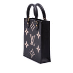 Bicolor Monogram Empreinte Petit Sac Plat