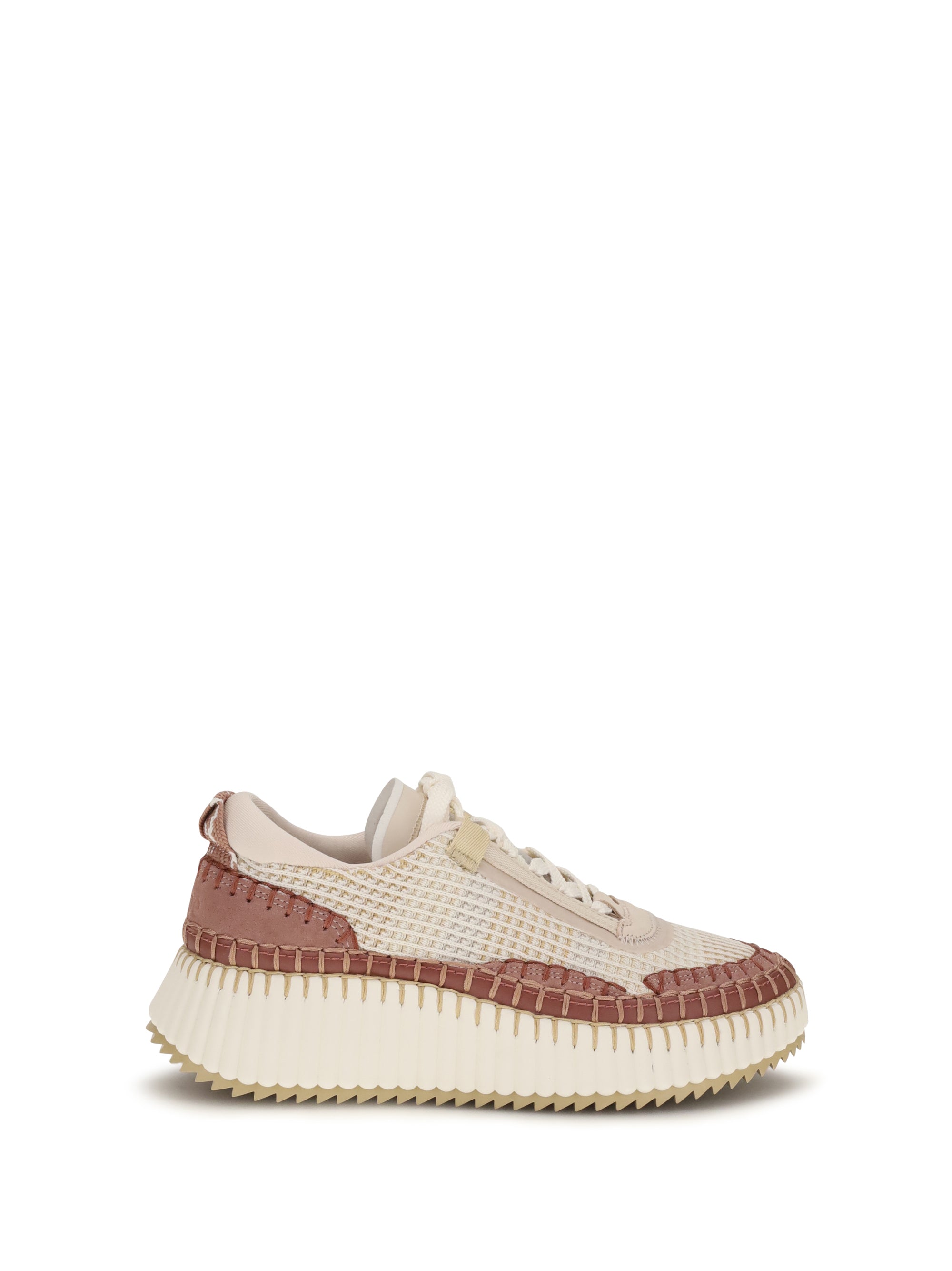 Chloé Nama Sneakers — Beige