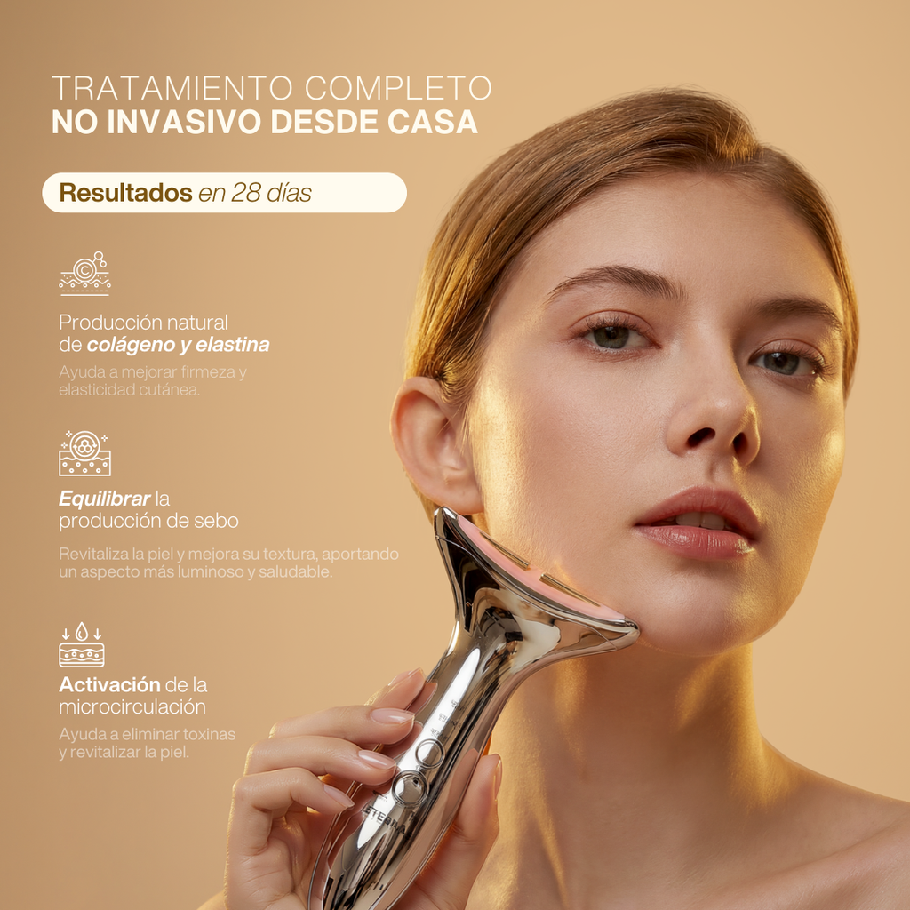 RF Lifting Oro 24K Facial y Cuello