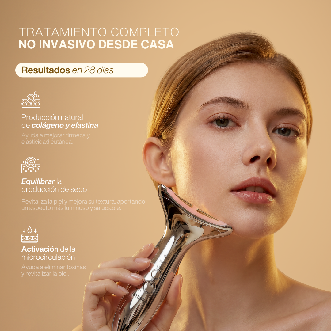 RF Lifting Oro 24K Facial y Cuello