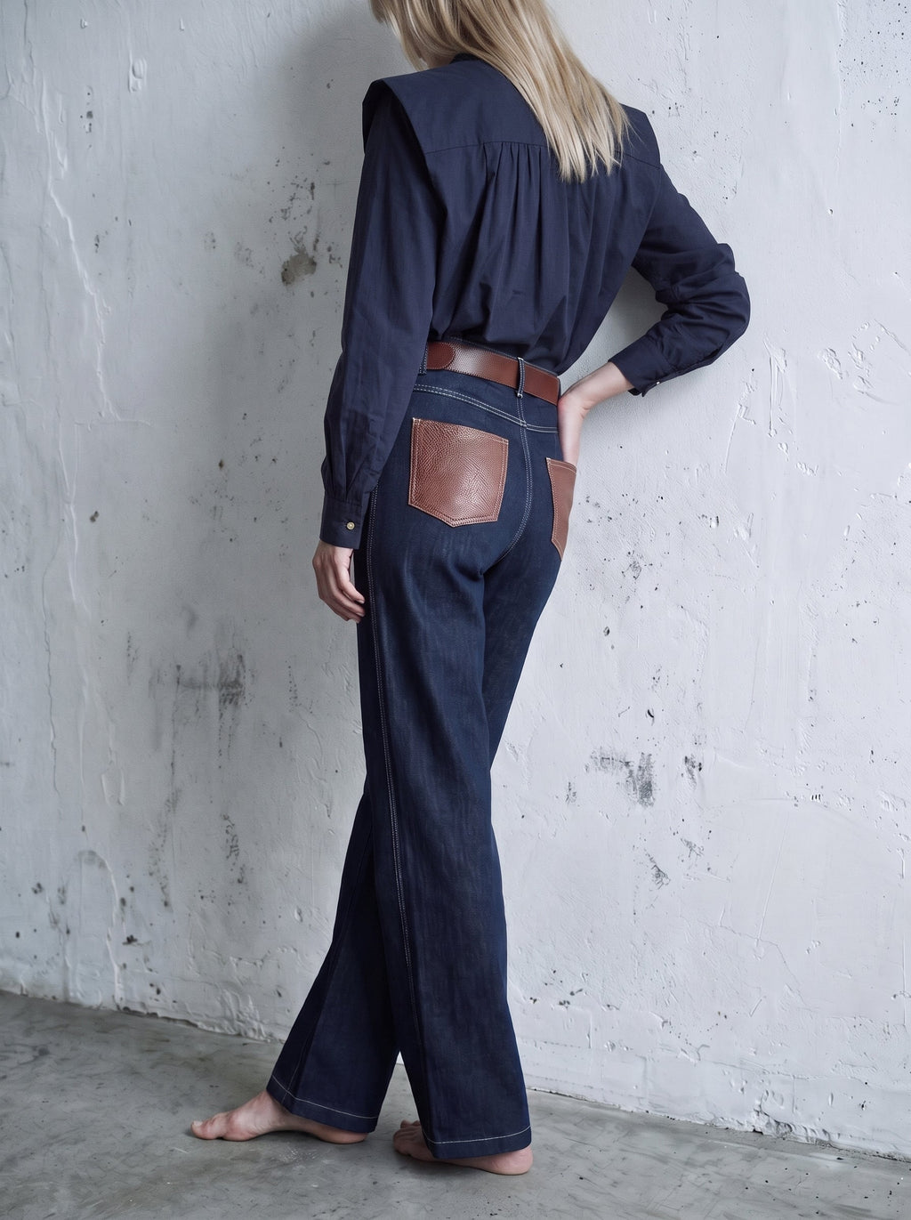 Pantalón Eugenia marino