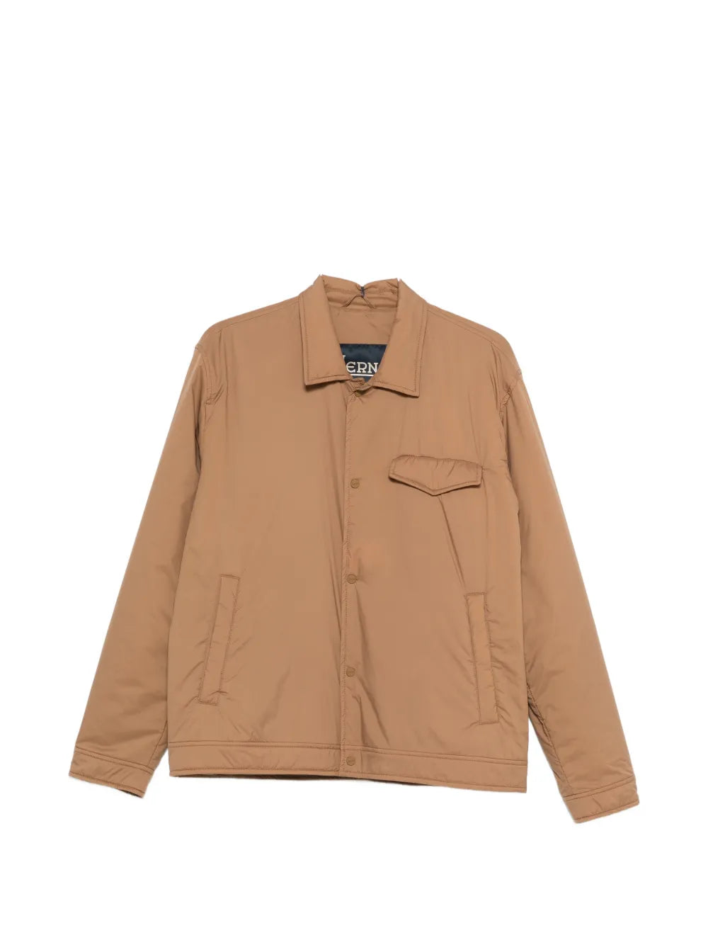 Herno Nylon Quilted Jacket — Camel