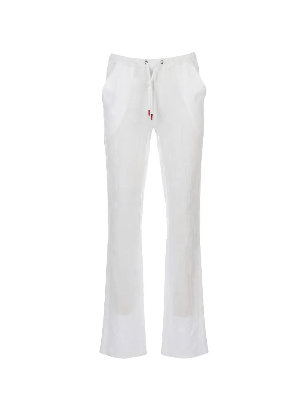 Kiton Drawstring-Waistband Trousers — White