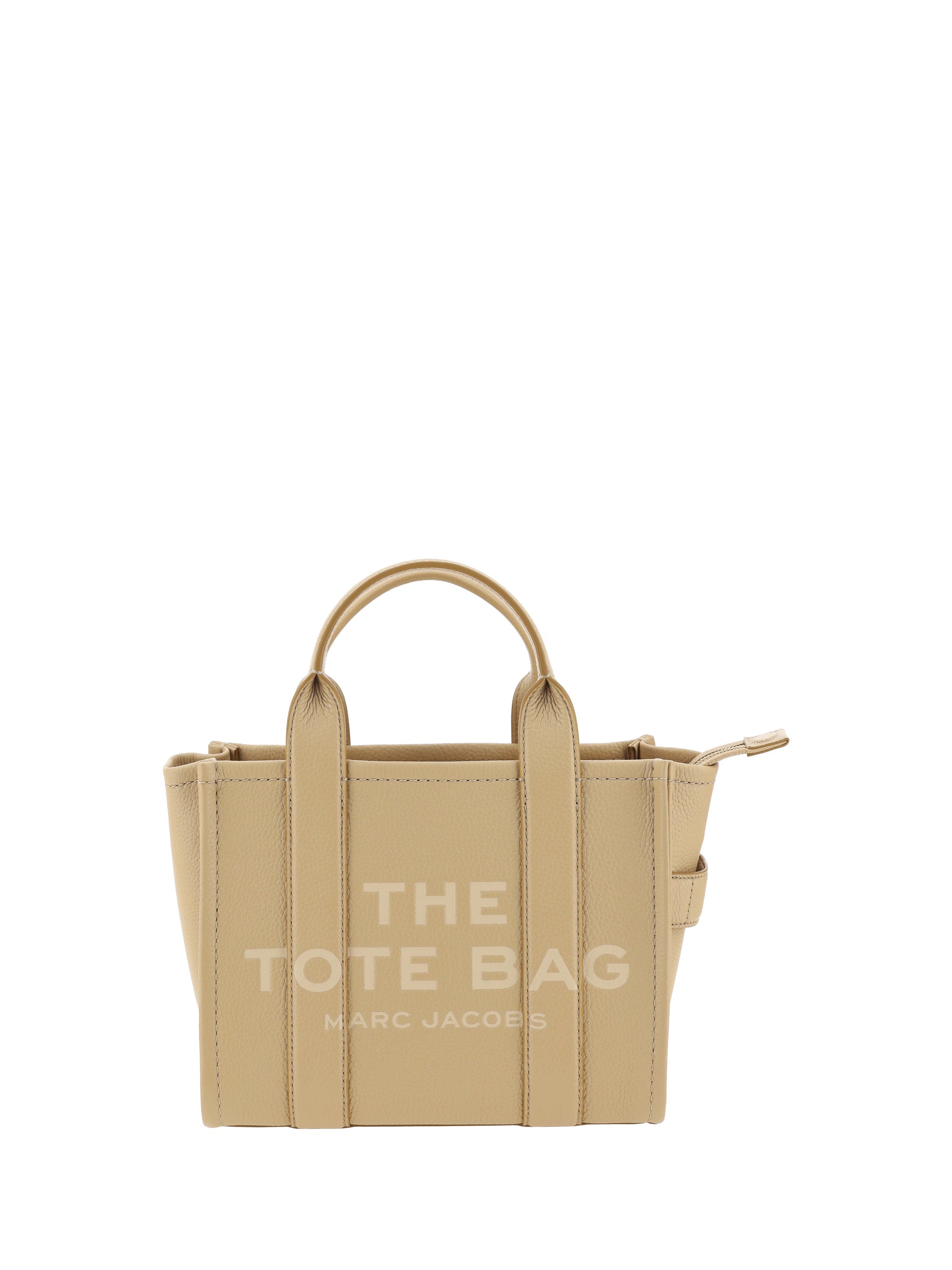 Marc Jacobs Calf Leather Tote Bag — Beige
