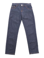 Blue Straight Leg Jeans - 12 Y