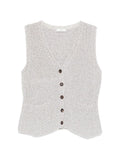 Panicale Sequin-Embellished Cardigan — Beige