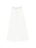 Panicale Wide-Leg Drawstring Trousers — Cream