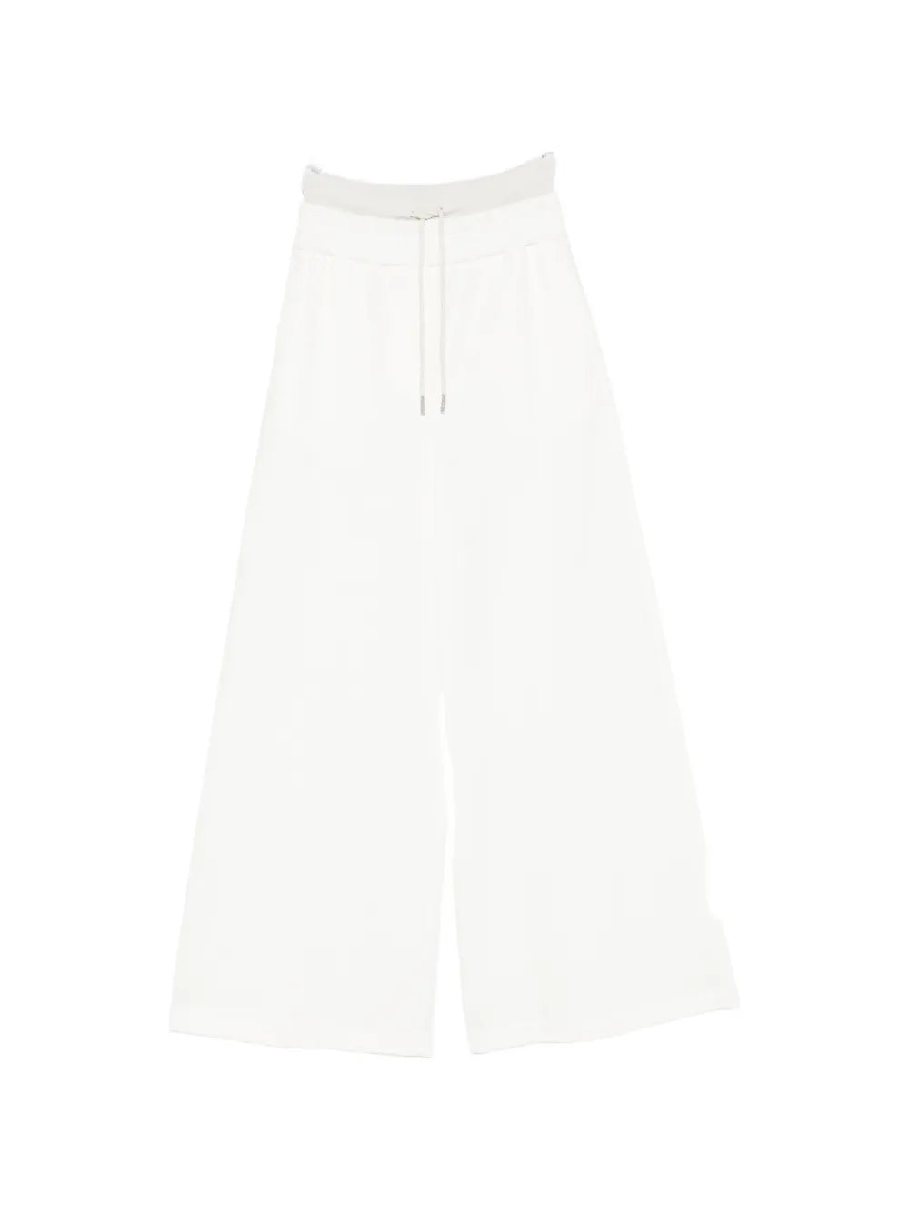 Panicale Wide-Leg Drawstring Trousers — Cream