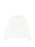 Panicale Drawstring Hooded Jacket — White