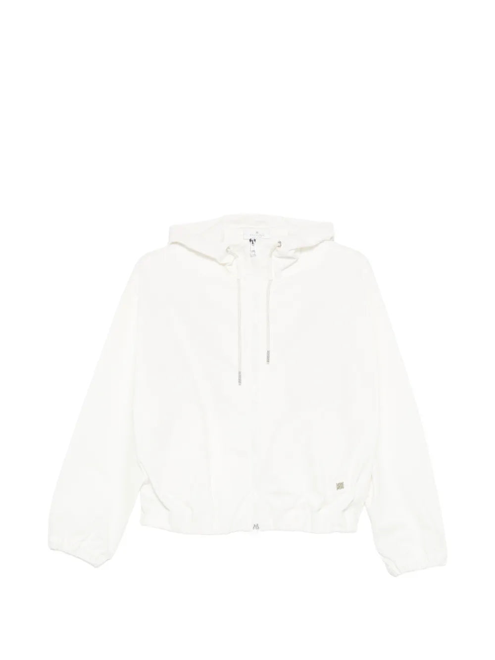 Panicale Drawstring Hooded Jacket — White