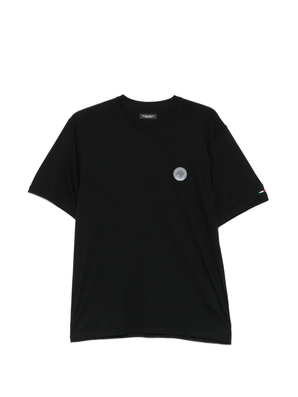 Stefano Ricci Logo-Patch T-Shirt — Black