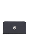 Stefano Ricci Logo-Plaque Leather Wallet — black