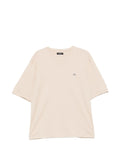 Stefano Ricci Logo-Plaque T-Shirt — Beige