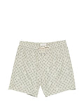 Jacob Cohen Paisley Print Swim Shorts — Cream