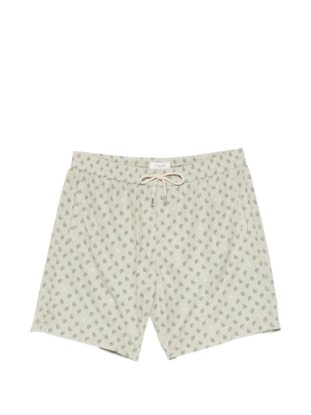 Jacob Cohen Paisley Print Swim Shorts — Cream
