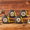Cinta métrica personalizada con monograma Regla con correa de muñeca Accesorios de medición Día del padre Regalo de cumpleaños para arquitectos Artesanos Trabajadores