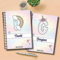 Cuaderno A5 personalizado con nombre y 120 páginas rayadas para uso diario Regalo de cumpleaños para niñas