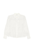Panicale Sequin-Embroidered Shirt — Cream