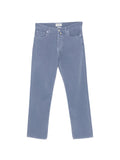 Jacob Cohen Logo-Patch Straight-Leg Trousers — Blue