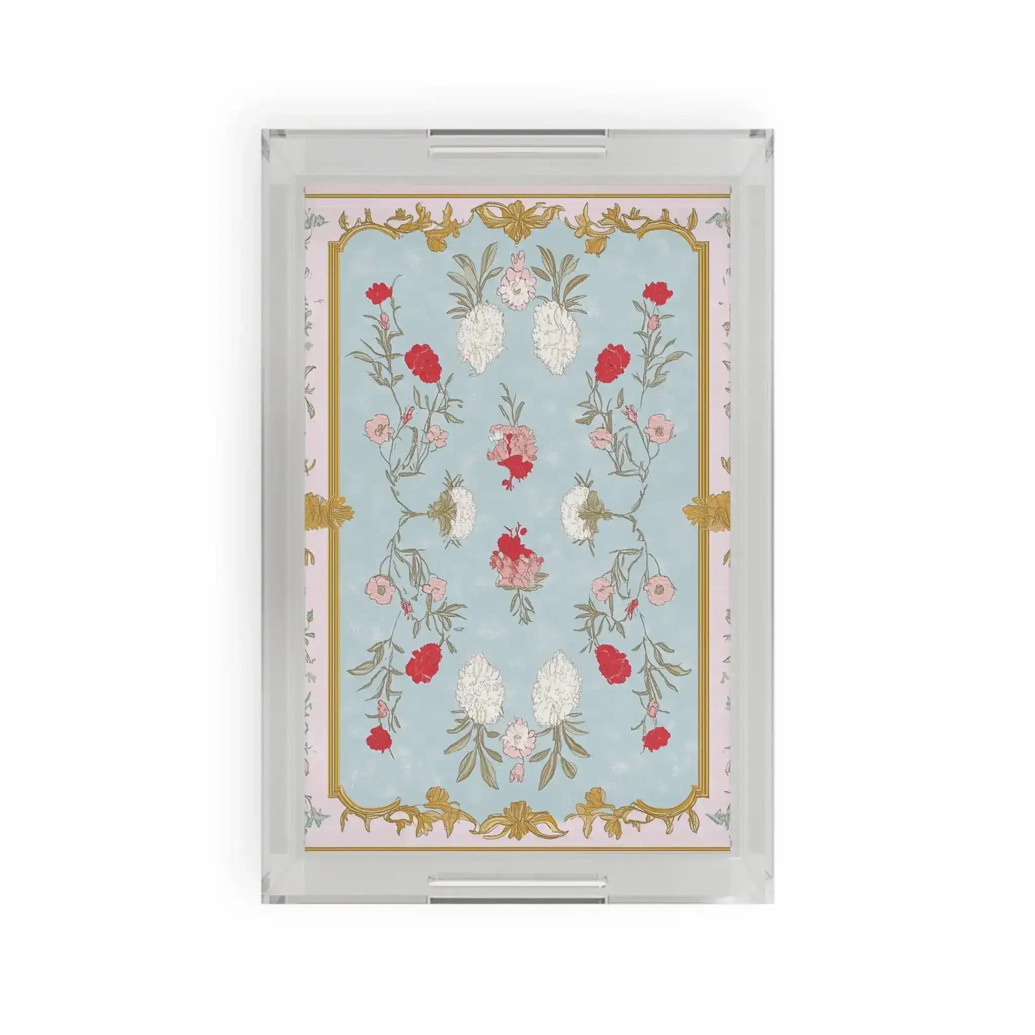 Baroque Garden Blooms Serving Tray