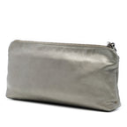 Metallic Leather Sienna Tassel Clutch