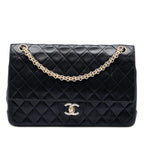 Medium CC Quilted Lambskin Bijoux Chain Double Flap