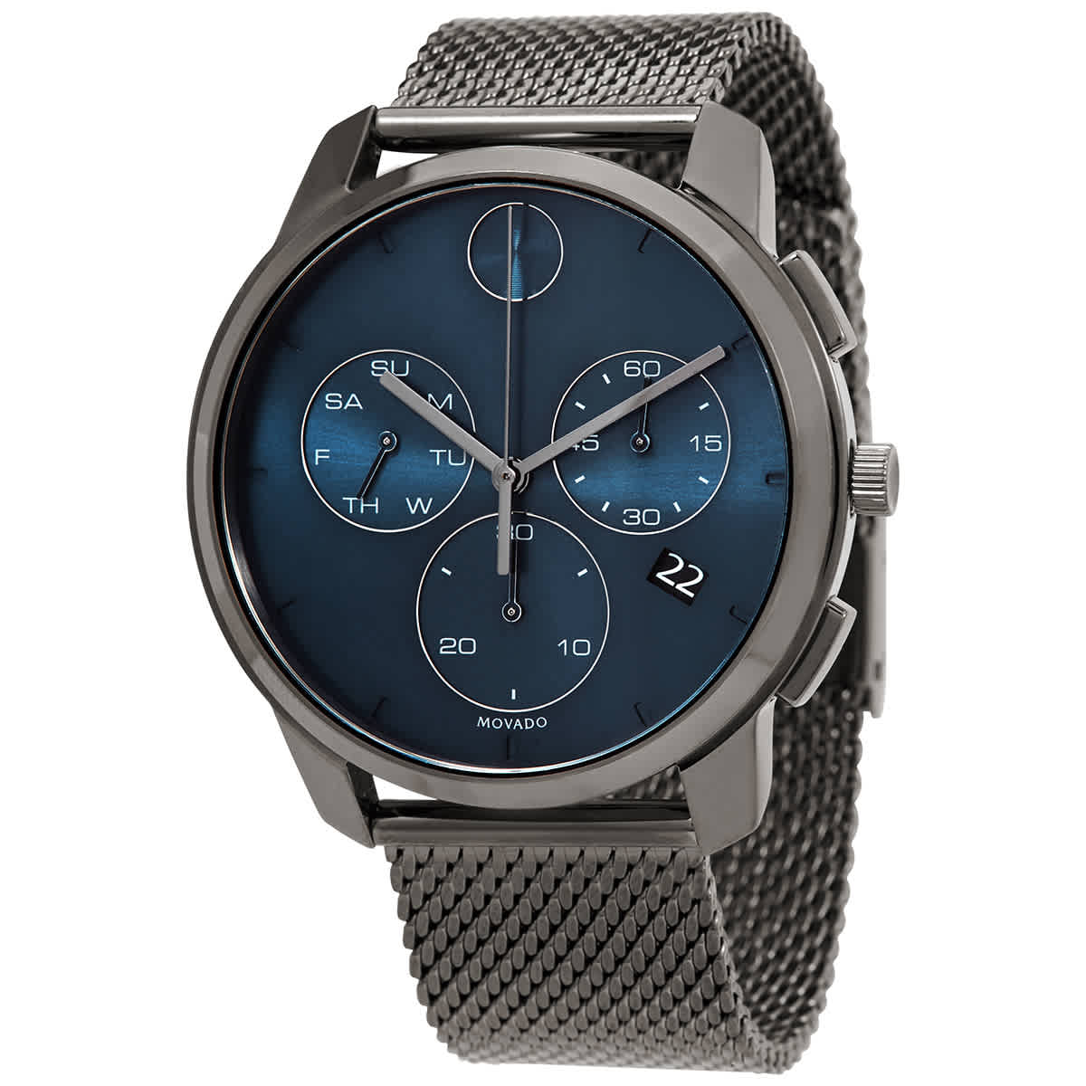 Movado Chronograph Watch — Blue