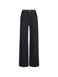 Brunello Cucinelli Wide-Leg Denim Jeans — black