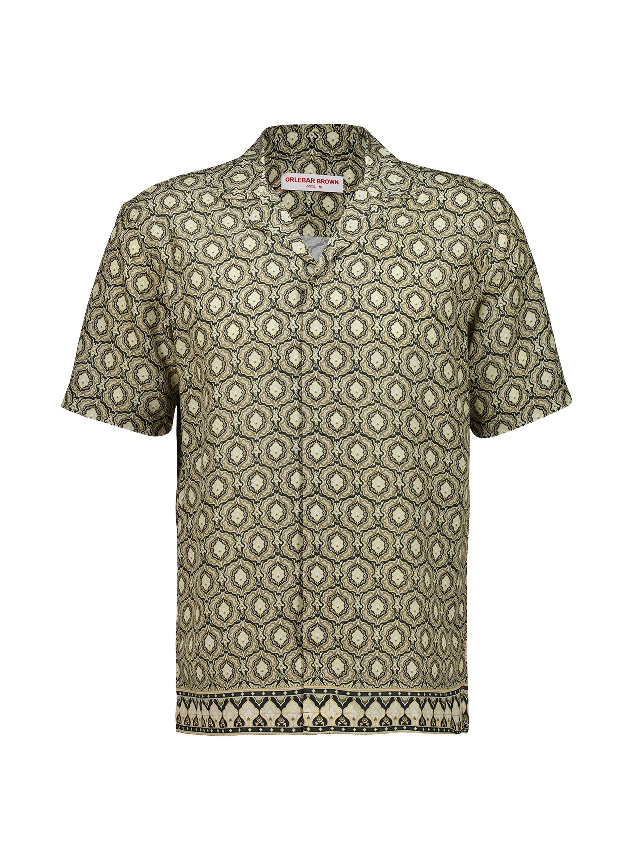 Orlebar Brown Maitan Shirt — Sage