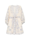 Zimmermann Indra Mini Dress — Cream
