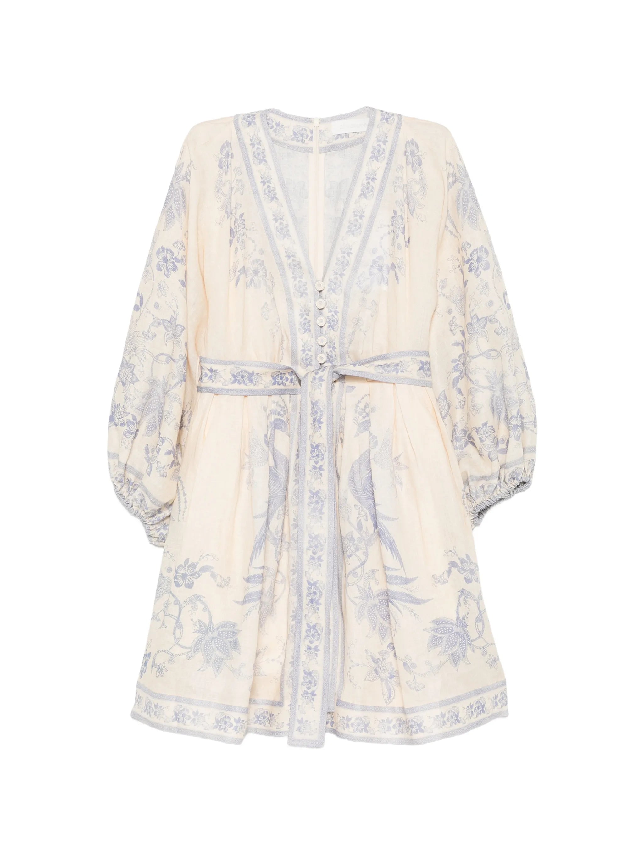 Zimmermann Indra Mini Dress — Cream