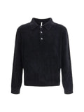 Sunflower Chenille Polo — Black