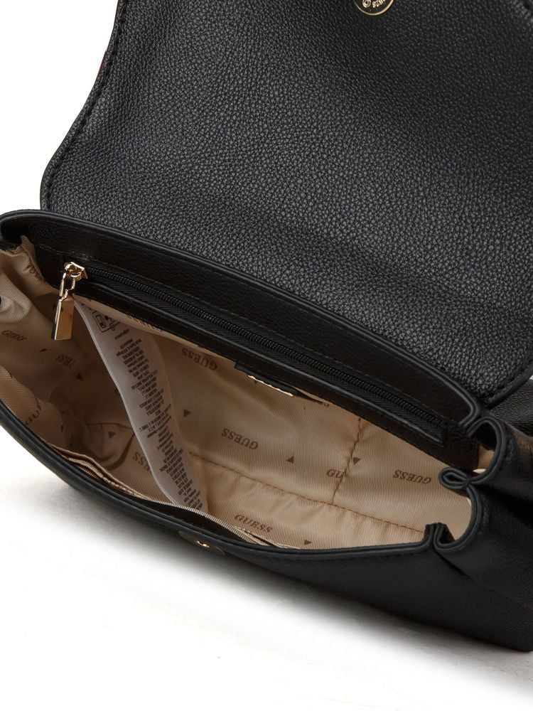 Guess Evie Top Handle Bag — Black